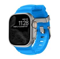 Sportinis silikoninis dirželis Apple Watch Ultra 2 10 9 8 7 6 SE 5 4 laikrodžiui, titano metalo apyrankės dirželis iWatch 42mm 44mm 45mm 46mm 49mm laikrodžiui S10 46mm&Without box black