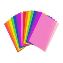 14/16 vnt. spalvotų celofano lakštų rinkinys Spalvota plėvelė Plastikinis lakštas 29,5 x 21 cm Skaidrus popierius Gelio šviesos filtras Rinkinys Daugiaspalvis multi