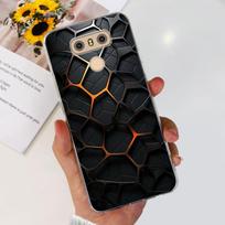 Skirta LG G6 G6+ G7+ G7 ThinQ telefono dėklas Minkštas TPU Silikoninis Fundas Drakonas Marmuras Prabangus Dažymas Capa Ant LG G7 Plus G6 Plus LGG6 G 6 LG G7 ThinQ black