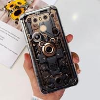 Skirta LG G6 G6+ G7+ G7 ThinQ telefono dėklas Minkštas TPU Silikoninis Fundas Drakonas Marmuras Prabangus Dažymas Capa Ant LG G7 Plus G6 Plus LGG6 G 6 LG G6