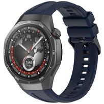 Originalus silikoninis dirželis išmaniajam laikrodžiui Huawei Watch GT5 Pro Keičiama apyrankė Correa for Huawei GT5pro 46mm Apyrankės diržas Huawei GT5 Pro 46mm vidurnakčio mėlyna spalva