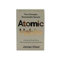 Bview Art 2 Books: Atomic Habits and The Concise 48 Laws Of Power YZXG black