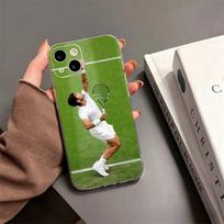 Teniso žaidėjas-Carlos Alcaraz telefono dėklas iPhone 17, 16, 15, 14, 13, 12, 11 Plus, Pro Max, minkštas skaidrus dangtelis iPhone17air