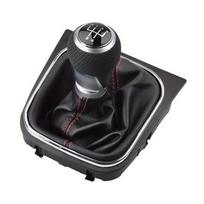 5 6 pavarų perjungimo rankenėlė VW Golf 5 Golf 6 MK5 MK6 R32 GTI 2004-2009 automobiliui, su odiniu gaubtu 5 Speed-D
