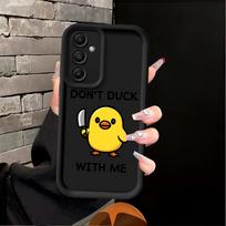 Mielas minimalistinis ančiuko telefono dėklas, skirtas Samsung Galaxy A16 A26 A32 A12 A13 A23 A15 A71 A72 A35 A36 A53 A54 A51 A73 A34 A56 Galaxy A13