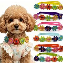 50/100pcs Dog Bowtie Small Dog Bowtie Bulk Dogs Accessories Fashion Dog Bow Tie Pet Supplies Pet Flowers Collars for Small Dogs (as the picture,100pcs) beige