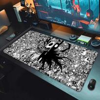 XXL Naujas žaidimo fonas Hollow Knight Pelės kilimėlis Nešiojamųjų kompiuterių klaviatūros kilimėlis Pelės kilimėlis Kilimas Kompiuterių priedai Neslystantys Šaunūs stalo kilimėliai 300x800x2mm