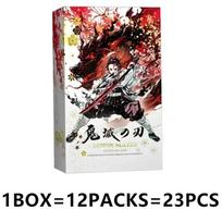 Oficialus Kimetsu no Yaiba 7 tomas Tanjiro Nezuko TCG Prekybos Kortelės Booster Dėžutė Autentiška Anime Kolekcionuojamų Daiktų Gerbėjų Dovanos
