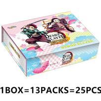 Oficialus Kimetsu no Yaiba 7 tomas Tanjiro Nezuko TCG Prekybos Kortelės Booster Dėžutė Autentiška Anime Kolekcionuojamų Daiktų Gerbėjų Dovanos gray