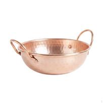 Vario puodas su kilpinėmis rankenomis Storas kalto kompaktiškas indas namų virėjams, Round Bottom Thick beige