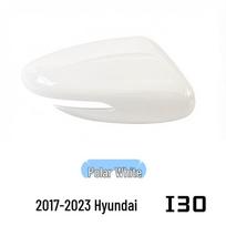 Tinka 2017-2023 m. Hyundai I30: Galinio vaizdo veidrodėlio dangtelio keitimas ir išorinio korpuso dekoravimas white