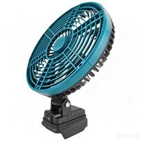 Brushless Motor Cordless Fan 8 Inch Jobsite Fan for Makita/Dewalt/Milwaukee Fishing Activity For Makita black
