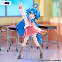 Lucky Star Izumi Konata Trio-Try-iT PVC Action Figure Anime Model Accessories Collectible Doll Toys Birthday Gift blue
