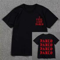 2026 New Kanye West Pablo T Shirt Unisex I Feel Like Paul Print Tshirt Season Sporty TShirt Hip Hop Social Club Rapper Tee Top XL gray