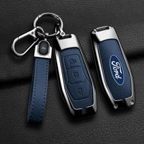 Odinis automobilio išmaniojo pultelio dėklas-apsauga Ford Focus 3 4 ST Mondeo 5 MK5 Mustang F-150 Explorer Edge Fiesta Kuga MK3 black