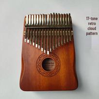 Kalimba 17-Key & 21-Key with Tuning Hammer and Music Score - Finger Piano Instrument