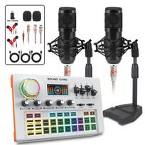 Y700 Live Sound Card and Boom Arm Set, 48V for Mobile Streaming and Podcasting.