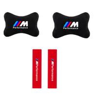 Automobilio galvos atramos kaklo pagalvėlė Sėdynės diržo peties apsauga Interjero aksesuarai BMW M Performance F20 F40 F22 F30 E90 F32 F10 F06 F07