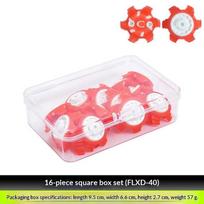 Durable TPU Golf Shoe Spikes 16/18Pcs Set Anti Slip Replacement Cleats for Men Women Outdoor Golf Course Exercise Red 16pcs pink