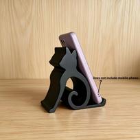 Cute Cell Phone Holder Stand for Desk, Cat-Shaped Phone Stand and Eyeglass Frames Animal Gifts for Cat Lovers juoda