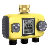 Brass Inlet Water Consumption Test Meter LCD Display Digital Water Meter  RV Outdoor