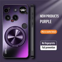 AG Matinis Magnetinis Dėklas Nothing Phone 3 360° Besisukantis Žiedo Laikiklis Belaidis Įkrovimas Kietas Viršelis Nothing Phone3 3A Pro Nothing Phone (3a) violetinė
