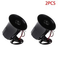 1/2/3Pcs Dc 12V Treble Siren Horn Outdoor Alarm Sirena Alarma Speaker Wired Loud Alarm Horn For Alarm System 110Db 2Pcs