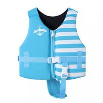 Kids Life Jacket Swimming Snorkeling - Navy Style Buoyancy Vest Boys Girls S M L XL Child XL white