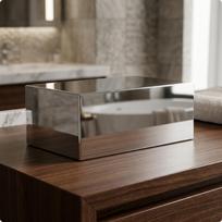 Veidrodinis stendas Modernus veidrodinis paaukštinimas Papuošalų pristatymas 10CM_Mirror