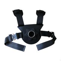 Svorinė liemenė svorio diskams Reguliuojamas peties diržas Praktiška vyrams Moterims 12 cm tarpas 7cm Space black