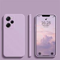 Skystas silikoninis dėklas, skirtas Xiaomi Poco X5 Pro 5G smūgiams atsparus apsauginis telefono dėklas, skirtas POCO X5 5G telefono dėklui Poco X5 Pro 5G šviesiai violetinė spalva