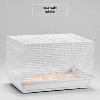 Auksinis meškinas 47 Dydelė žiurkėno narvas su 60 pagrindinių reikmenų ir vilų tvora single cage balta