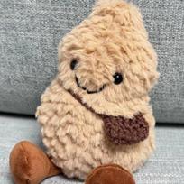 Želė katė Mielas žemės riešutų pliušinis lėlės pakabukas braškių apelsinų krepšys lėlių priedai pliušinis žaislas super minkštas mergaičių atostogų dovana