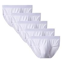 5 VNT. Vyriškos trumpikės Apatiniai Kvėpuojančios Kelnaitės Kelnaitės Vidutinio juosmens Kelnaitės L XL 2XL 3XL 4XL 4XL white