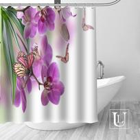 Orchidėjų gėlės Dušo užuolaidos Individuali vonios užuolaida Vandeniui atsparus vonios audinys Poliesterio dušo užuolaida 1 vnt. individuali 120x180cm