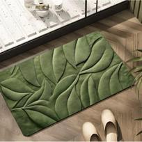 3D Lapų Vonios Grindų Kilimėlis Neslystantis ir Atsparus Dėmėms Grindų Kilimėlis Virtuvei Apsaugantis nuo Purvo Grindų Kilimėlis 40 * 60cm black