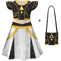 KPop Filmai Demono Medžiotojai Tas Pats Stiliaus Suknelė Mergaitėms Persirengę Vaikų Helovino Cosplay Kaukės Balius Rumi Mira Zoey Kostiumas 110 yellow