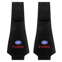 Automobilio aksesuarai Sėdynės galvos atlošo apsauginiai užvalkalai Ford Fiesta Ranger Focus Kuga Mustang MAX Transit Mondeo Esco 2pcs ford black