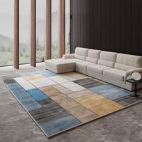 Šiaurietiško stiliaus prabangus svetainės kilimas, sofa, kavos staliukas, grindų kilimėlis, miegamojo ir poilsio zonos didelio ploto kilimas, namų dekoracija 100x150cm