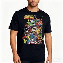 „Marvel Fashion Trend“ vyriški marškinėliai, grynos medvilnės, patogūs, aukštos kokybės, trumpomis rankovėmis, laisvalaikio stiliaus ir kvėpuojantys vyrams. M black