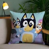 Anime B-Blueys Pagalvės užvalkalas Apsaugantis nuo dulkių erkučių Pagalvės užvalkalas Nematomas užtrauktukas Šilkinis trumpas pliušas Sofos pagalvės užvalkalas 18x18Inch