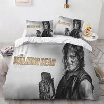 TV The Walking Dead Antklodės užvalkalas Pagalvės užvalkalas Lovos patalynės komplektas Suaugusiems Berniukui Mergaitei Miegamojo dekoracija Vaikams Viengulis Dvigulis Dydis 70x133cm 3pcs