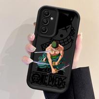 Minkštas dėklas telefonui Samsung Galaxy A23 A12 A56 A14 A32 A33 A34 A16 A24 A13 A36 A26 A22 Anime One Piece Luffy Galaxy A36