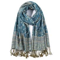Pashmina Hijab Šalikas Ilgas Prabangus Kašmyro Skara Moteriška Foulard Minkštas Turbanas Galvos Apdangalai Moterims Plaukų Juosta Turbanai Moterims gray