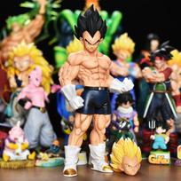 28.5cm/11.2in Anime Dragon Ball Z Vegeta Figure ZL Vegeta Action Figure Collectible Statue Model Toy Gift white