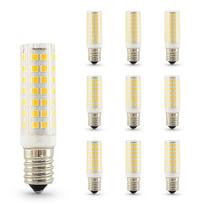 E14 LED Kukurūzų Lemputė 4W 5W 7W 220V Didelis Ryškumas 2835 SMD 33/51/75 LED Šviestuvo Prožektoriaus Lempa Namų Apšvietimui Ceram 10PCS 4W E14 LED šalta balta spalva