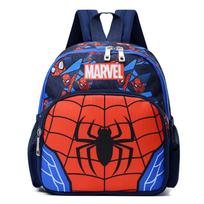 Žavingas Žmogaus-voro animacinis kuprinukas berniukams ir mergaitėms Stilinga nailoninė ikimokyklinio amžiaus vaikų krepšys Dark Blue SpiderMan