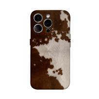 TERRA Rudas Kailinis Telefono Dėklas IPhone 16 15 14 13 12 11 X XS XR XSMAX 7 8 Pro Max Plus Dvisluoksnis Galinis Dangtelis IPHONEXSMAX gray