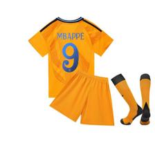 24-25 Karališkas M Išvykos Oranžinis Ne. 9 klubo futbolo marškinėliai Vaikų drabužiai Suaugusiųjų komplektas Dydis 14-3XL 24 yards/140