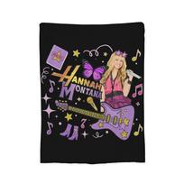 Hannah Montana pledas Flanelės raštas Daugiafunkcis itin minkštas pledas namams Sofa Kilimas Gabalas 75cmx90cm pink